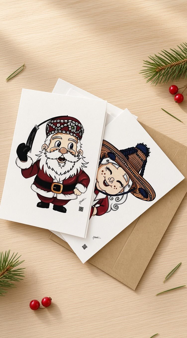 A finished card with its matching envelope